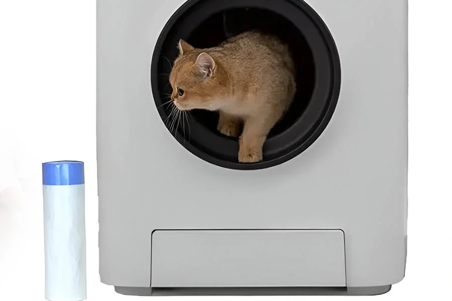 rotating litter box